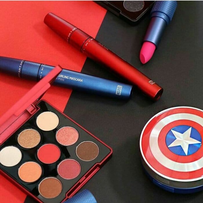 Marvel cosmetics. Косметика Марвел. Косметика Марвел тени. Косметика с супергероями. Marvel Cosmetics помада.